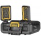 DeWALT Tough-Box 2.0 COMPACT aukšta dėžė + prožektorius